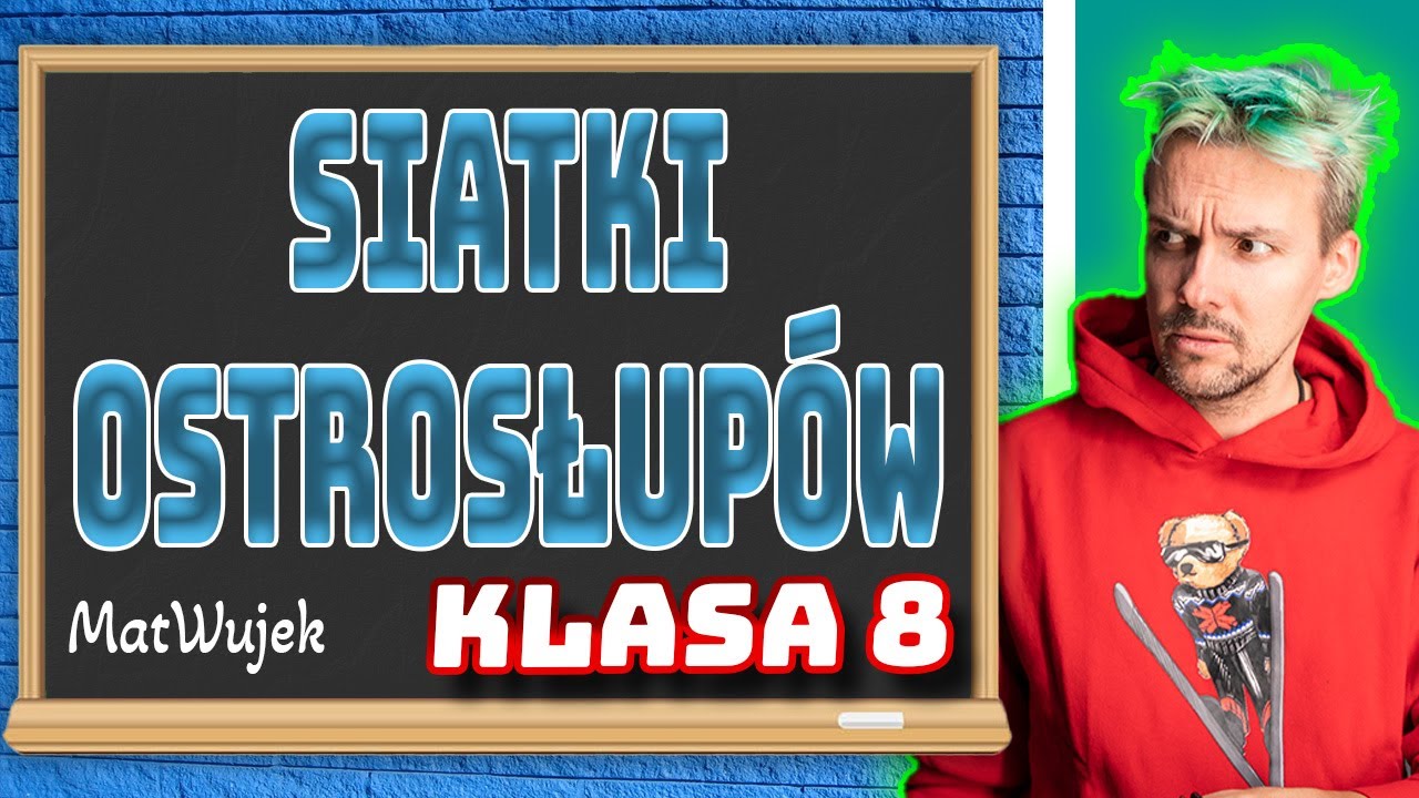 SIATKI OSTROSŁUPÓW. POLE POWIERZCHNI OSTROSŁUPA - matwujek E8