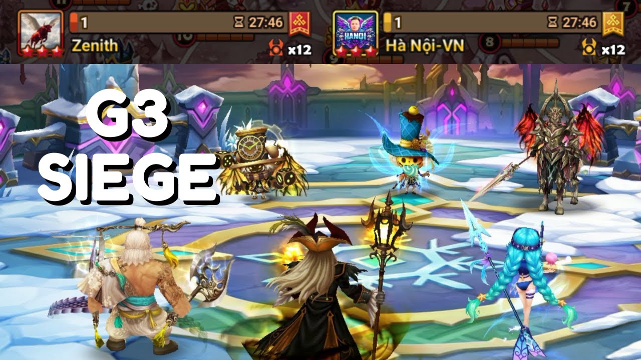 G3 SIEGE : Zenith / Hà Nội-VN - Exciting Morris Nerf This Coming Balance Patch! - Summoners War