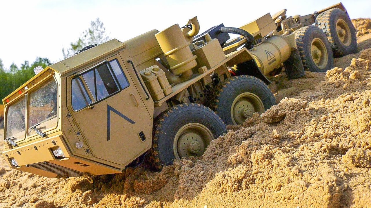 2x RC TRUCKS 8x8 RC CRAWLER M983 HEMTT OSHKOSH!! AMEWI 22389, 22390|HG P801, P802