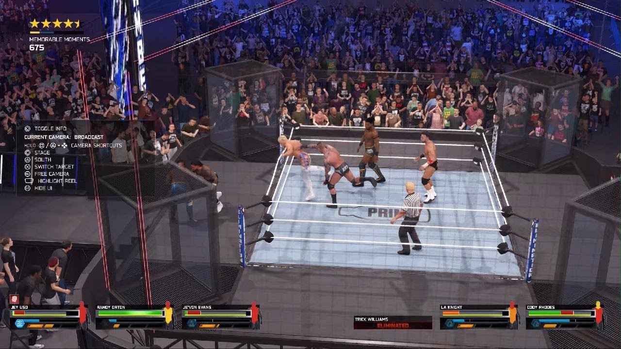 I played the elimination chamber 2026 (unbelievable)