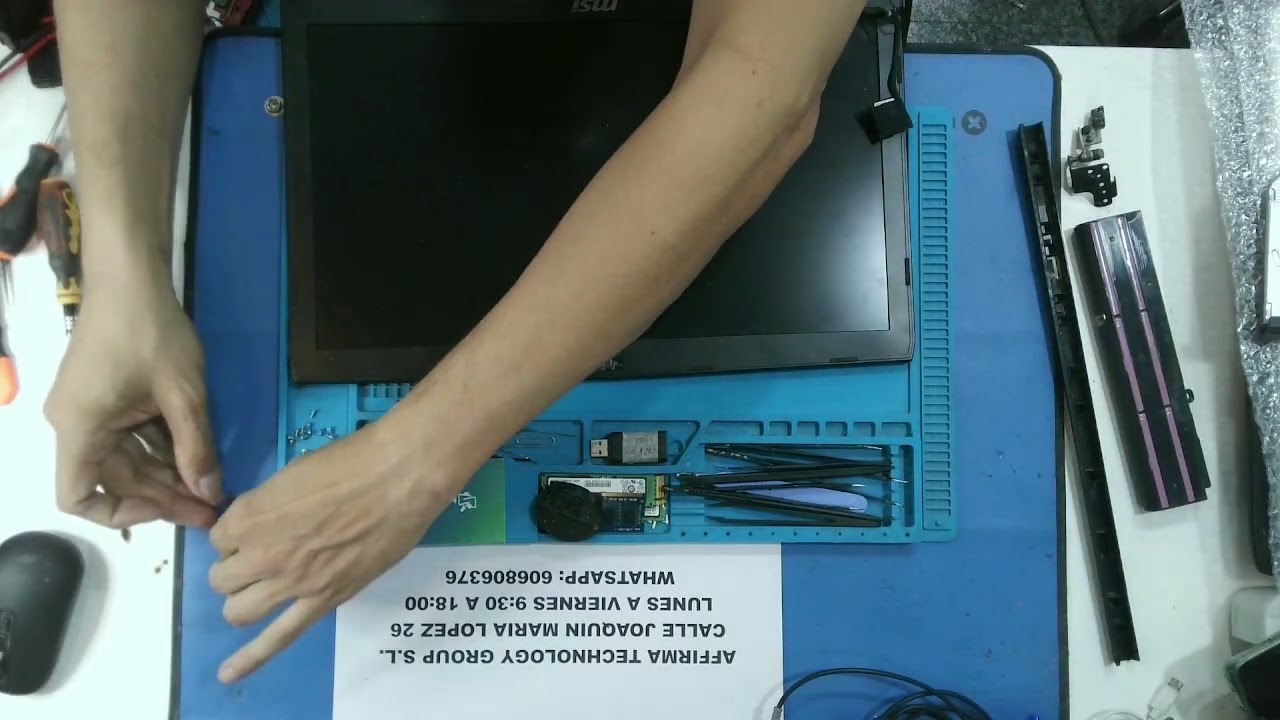 ✅ Hur byter man LCD-höljen på en MSI Gaming GE72 6QD APACHE PRO? ✅
