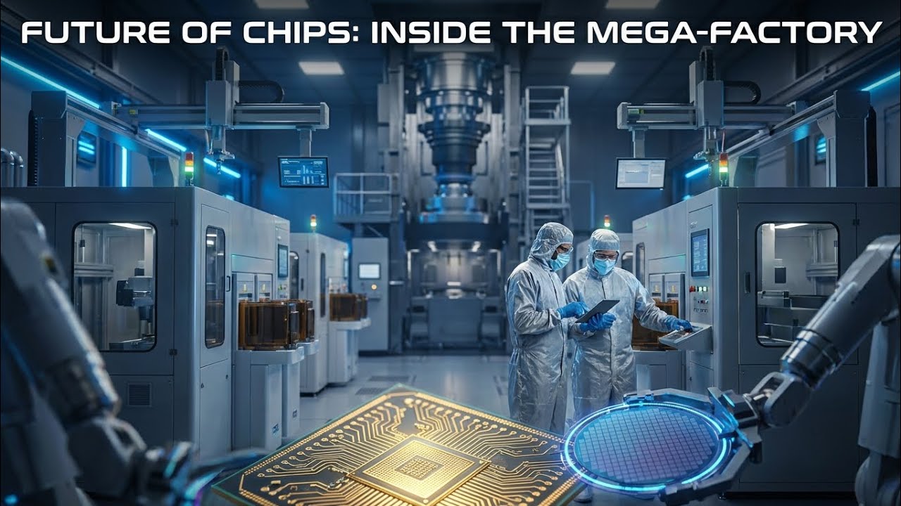 Tour of a Semicondustor Production line — High Tech Factory 🏭