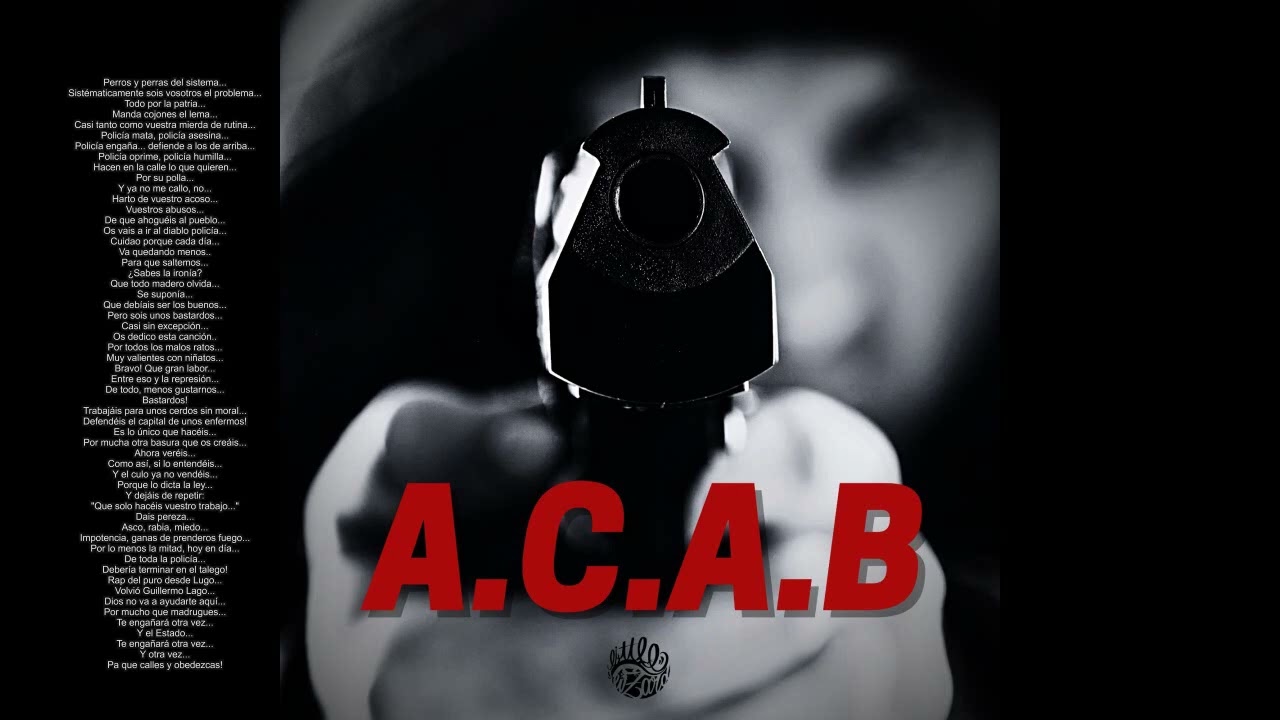LITTLE LIZARD - A.C.A.B. (letra)