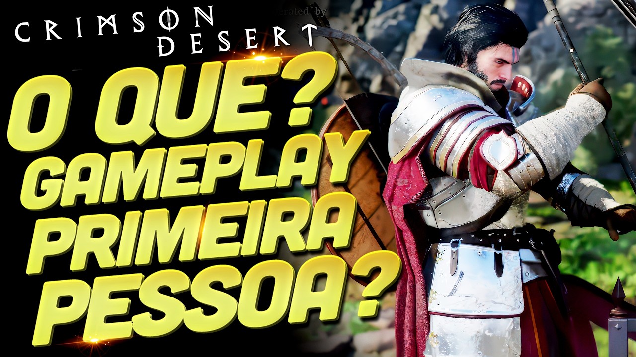 JURO GALERA, EU NÃO SABIA! Gameplay de CRIMSON DESERT em Primeira Pessoa!!!