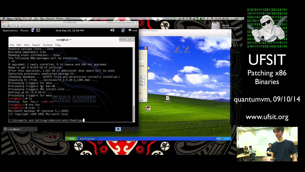 UFSIT | Patching x86 Binaries | 09/10/14
