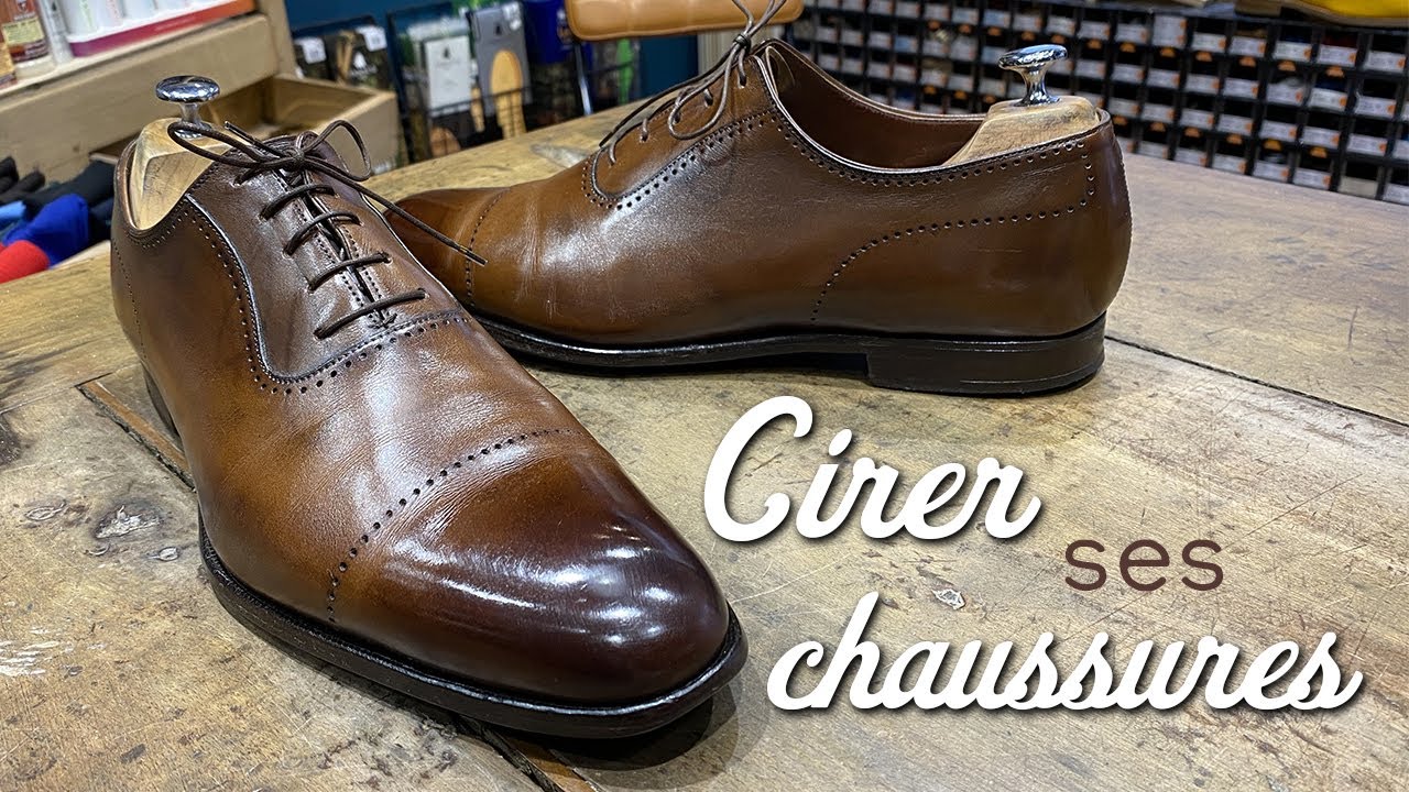 Comment cirer ses chaussures en cuir lisse | How to polish smooth leather shoes