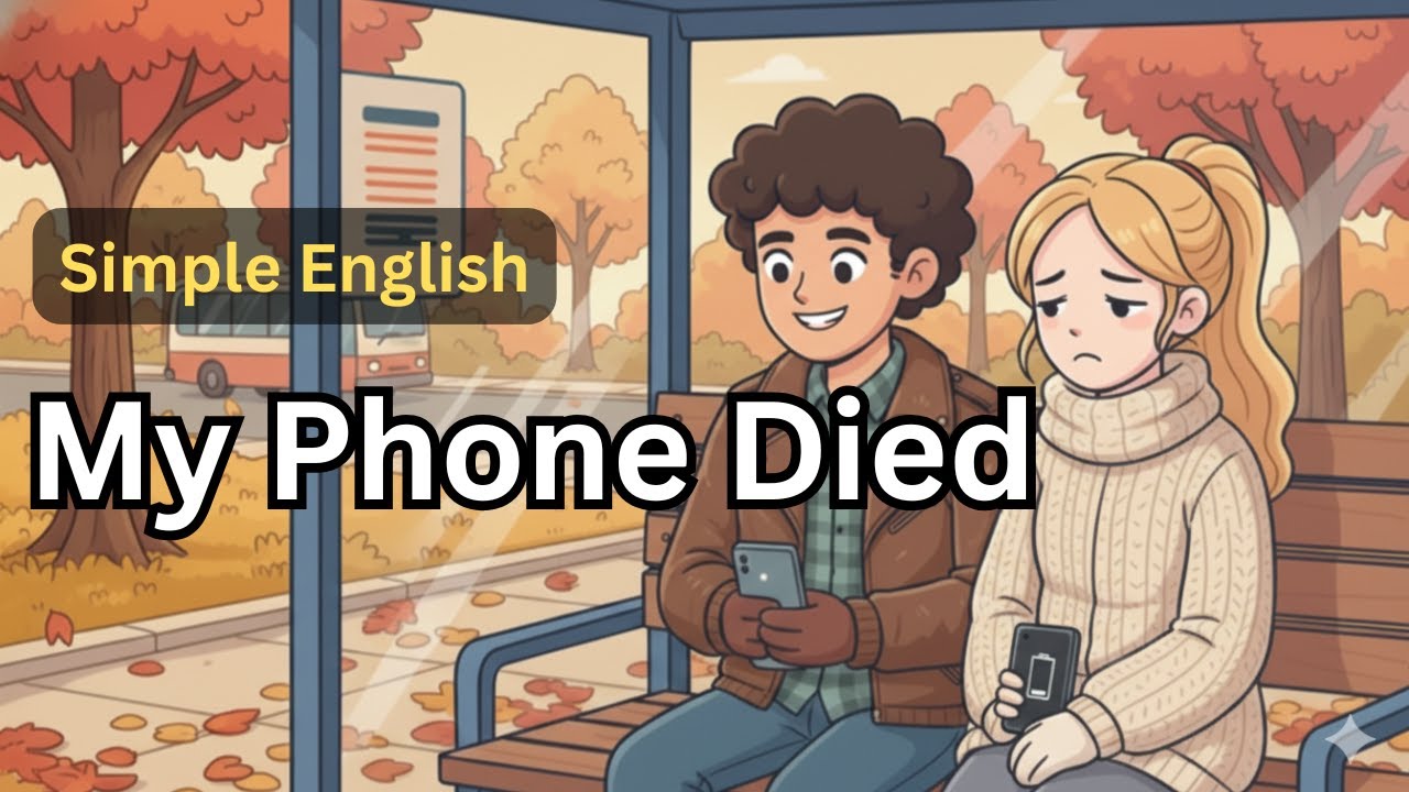 Daily English Conversation – Phone Battery Is Dead | Asking for Help in English