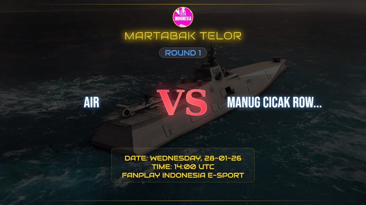 MARTABAK TELOR || R1 || AIR VS MANUG CICAK ROWO
