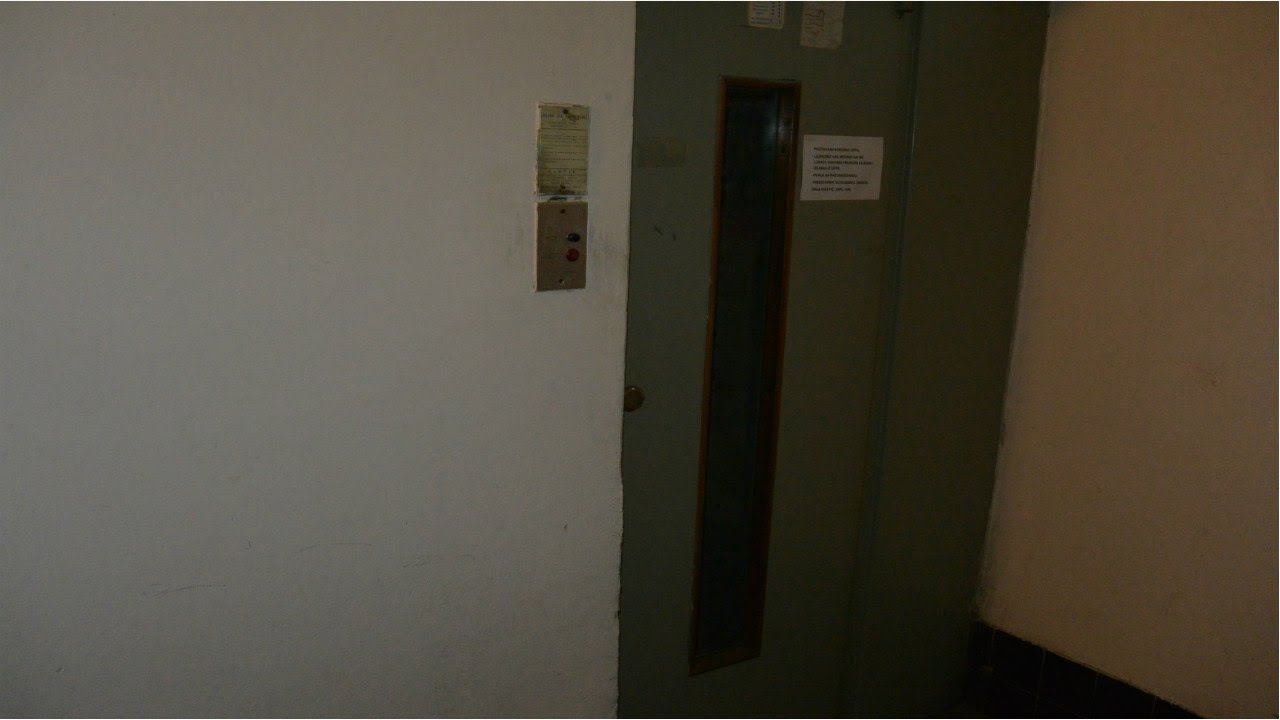 Interesting 1962 Radnik (Wertheim) traction elevator @ Ulica Kneza Branimira 55, Zagreb, Croatia