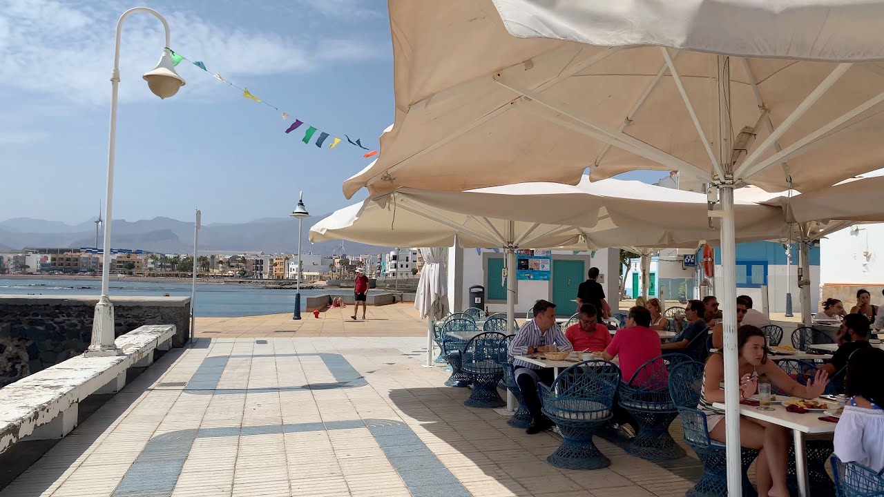 Gran Canaria Playa de Arinaga Beach Boardwalk Excursion Tip 2019 4K