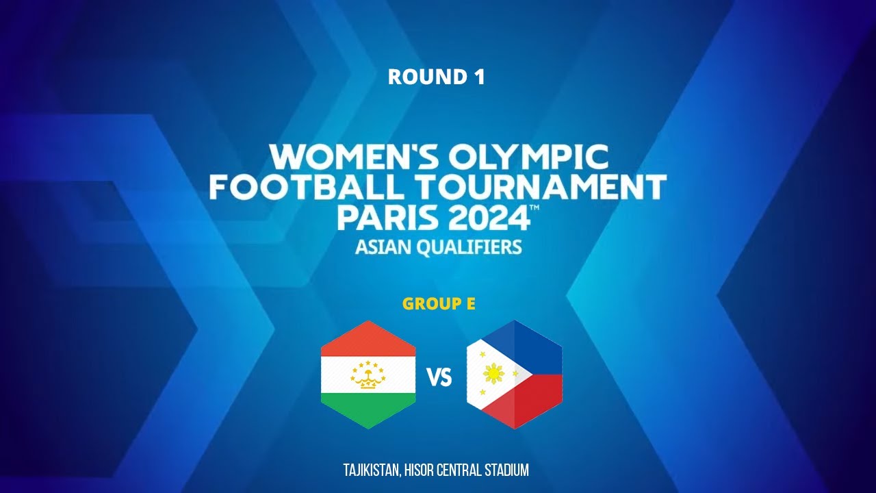Tajikistan vs Philippines | Women's Olympic Football Tournament Paris 2024 | Asian Qualifiers