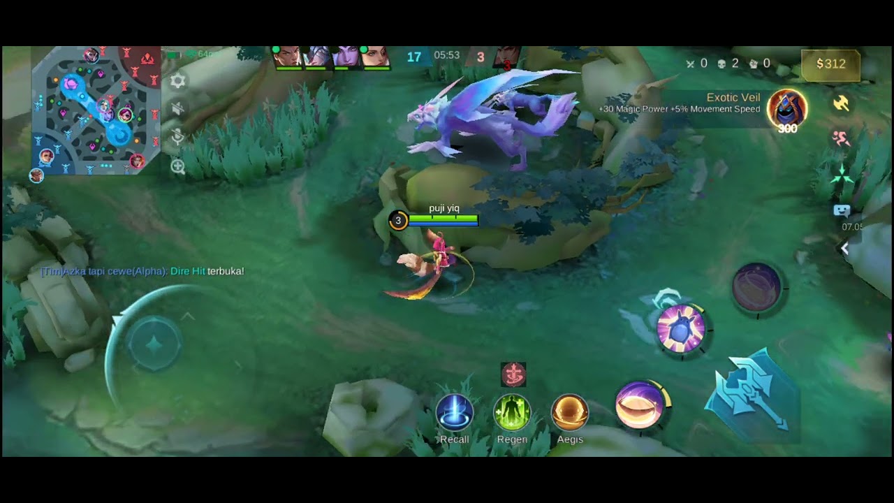 NANA,CHOU,LESLEY,ALPHA,VALENTINA VS COMPUTER KITA MENANG 
