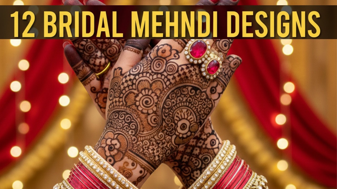 12  Beautiful Bridal Mehndi Designs for Hands | Latest Wedding Mehndi Ideas 2026#mehn #bridalmehndi