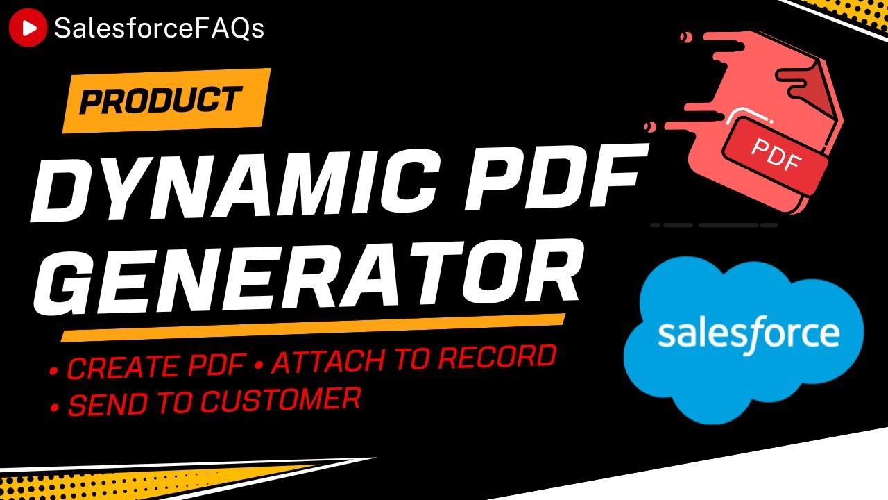 Dynamic PDF Generator Using LWC, Apex & Visualforce in Salesforce | Custom Solution | Mini Project