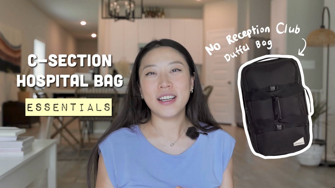C Section Hospital Bag For Twins, First Time Mom & No Reception Club Hideaway Duffel Review