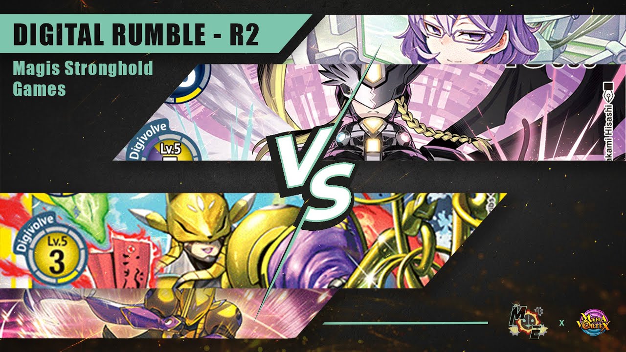 Digital Rumble - Digimon TCG Magic Stronghold Canadá Round 2 - BT23 (Sakuyamon VS Mastemon CS)