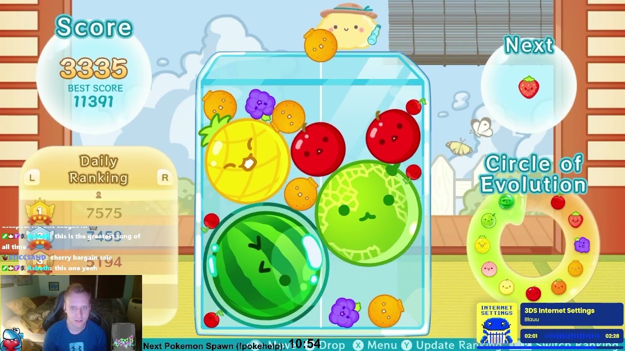 [OLD] MY FIRST EVER 3X DOUBLE WATERMELON  | SUIKA GAME HIGH SCORE OF 11615
