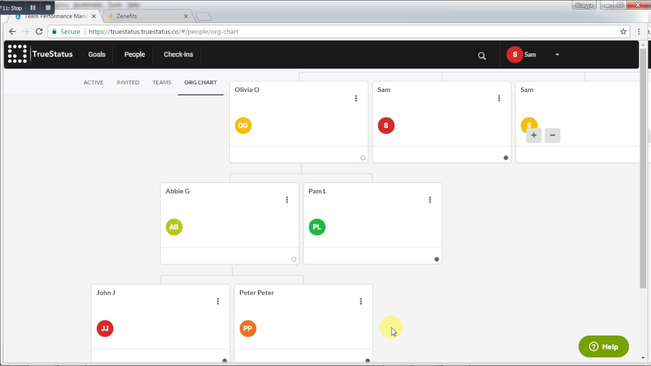 Syncing with Zenefits