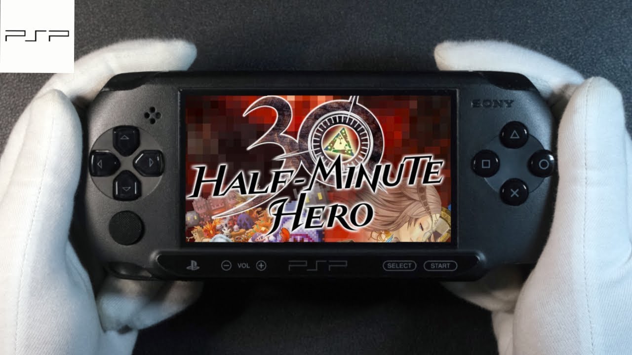 Half Minute Hero Sony PlayStation Portable PSP Handheld Gameplay