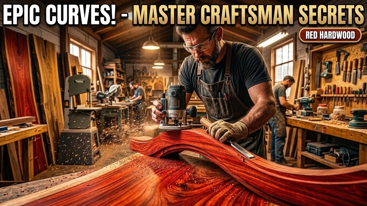 Master Carpenter Reveals the Secret to Perfect Curved Wooden Table Legs