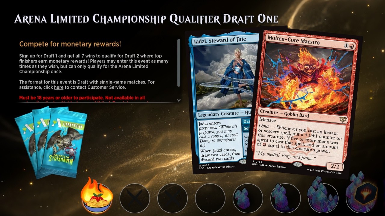 Roll the Dice, Pay the Price | Arena Limited Championship Qualifier, Draft One