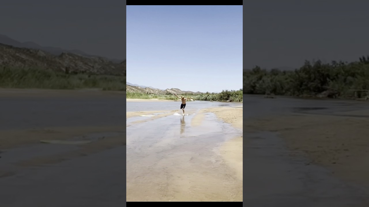 Flatland Skimboarding: BS 180 Shuv #flatlandskimboarding