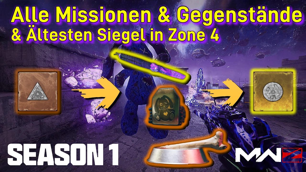 Dark Äther Easter Egg Zone 4 Missionen und Loot | Season 1 | MWZ