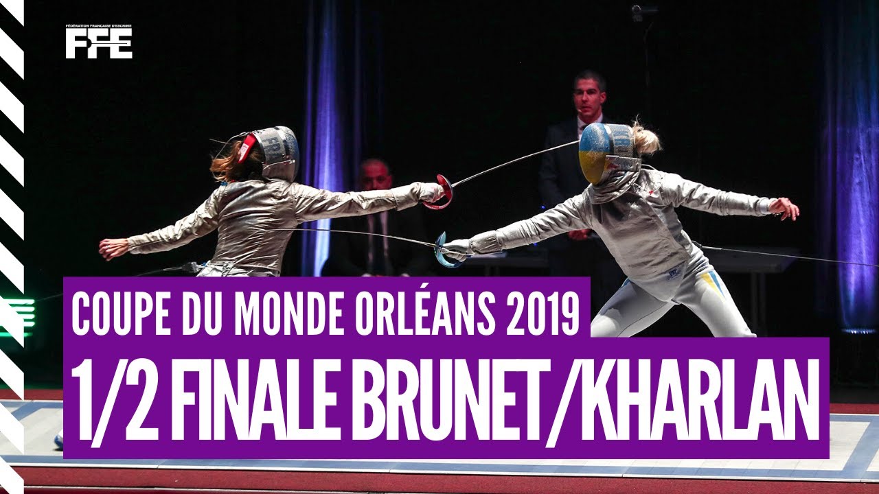 CdM SD Orléans 2019   demie Brunet FRA vs Kharlan UKR