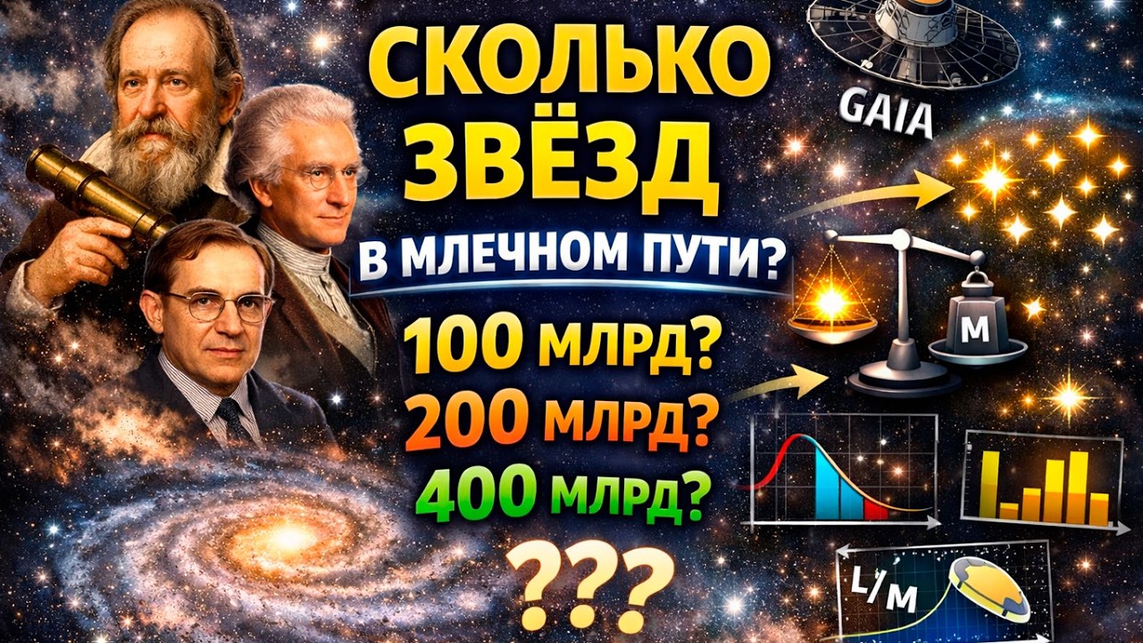 Сколько звёзд в Млечном Пути? Почему их невозможно посчитать