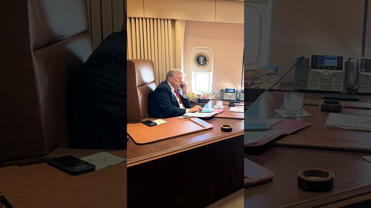 Reporter Shares INSANE Story Of Covering Trump On Air Force One! 💥 #shorts