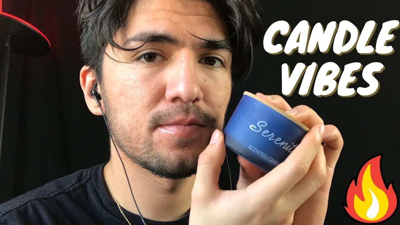 Candle ASMR 🔥 (crackling, tapping, mouth sounds)