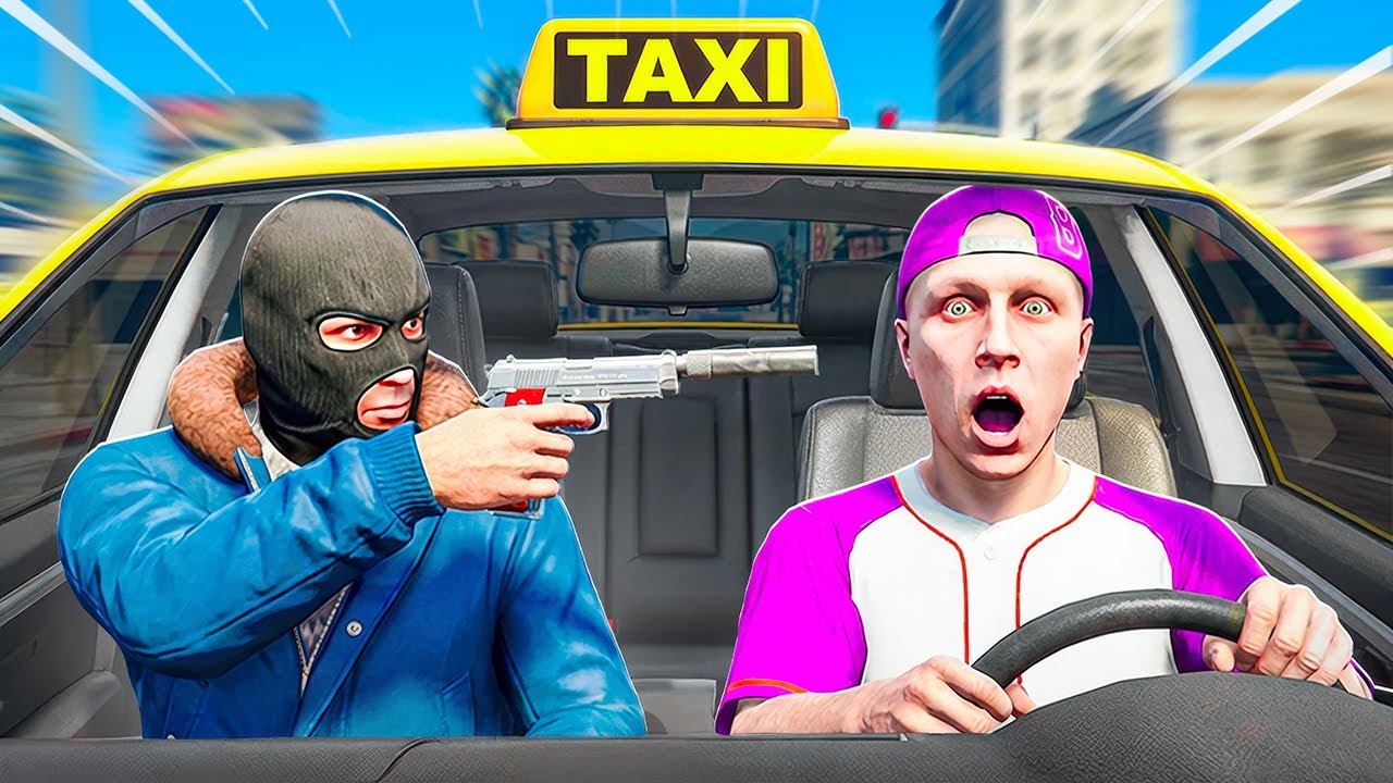 24 ORE ca SOFER de TAXI in GTA 5!
