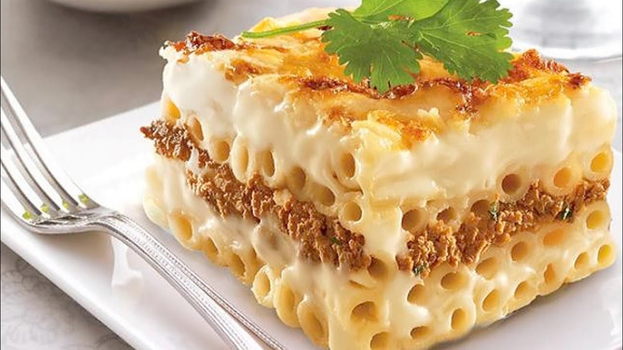 المكرونه البشاميل بكل التفاصيل علي اصولها بطريقتين اسهل من بعض والطعم خياااال