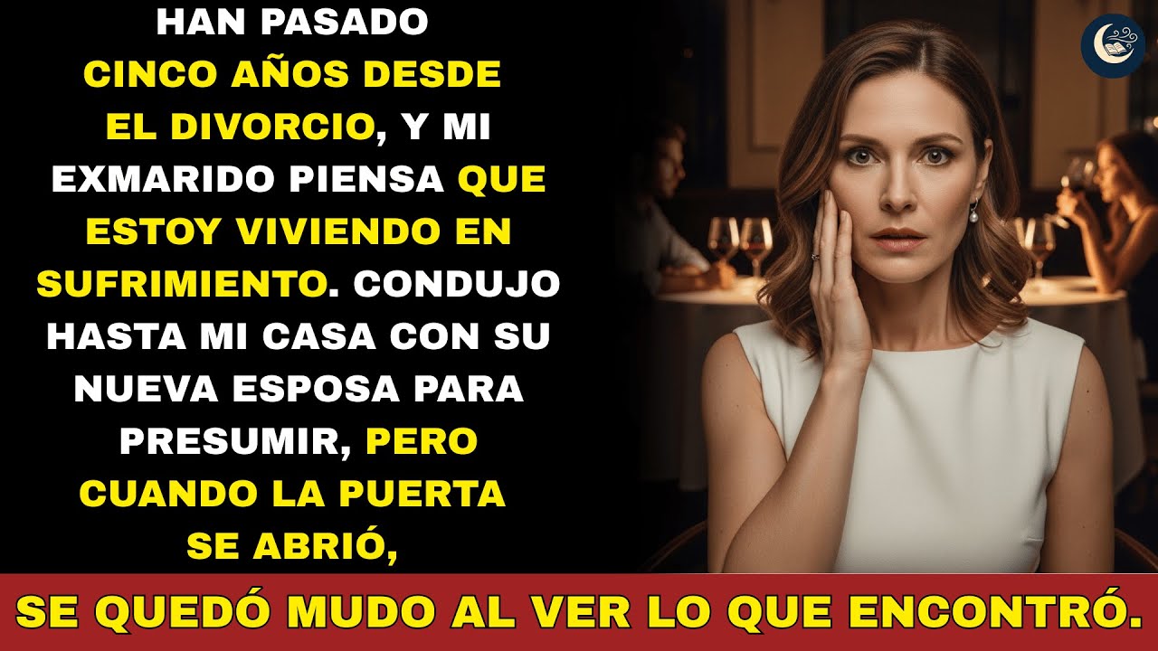 Tras 5 años divorciada, vino con su nueva esposa a presumir. Al abrir la puerta, quedó en shock.