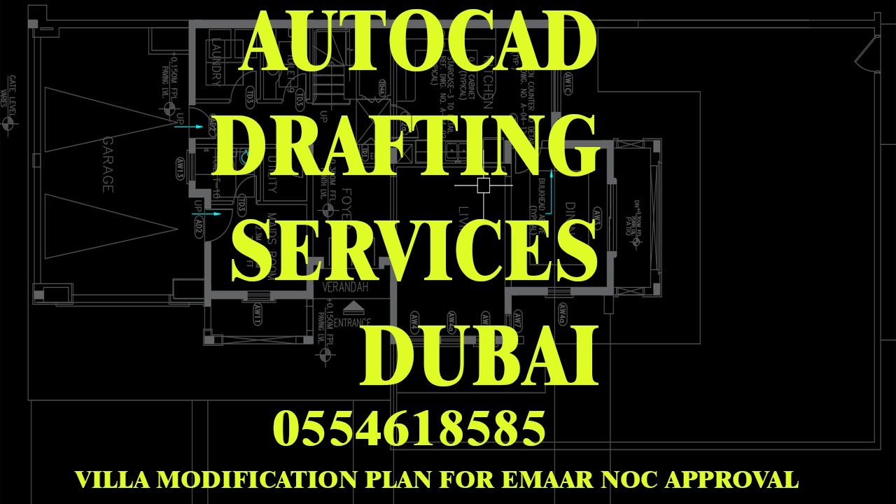 ATUOCAD DRAFTING SERVICES DUBAI - PREPARING DRAWINGS FOR DUBAI MUNICIPALITY DM - DRAWINGS SOLUTION