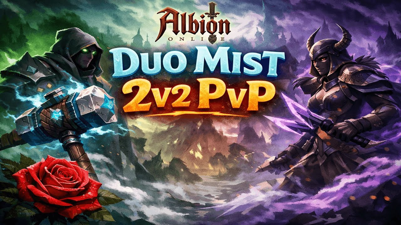 Albion Online Greater Mist 2v2 PvP DoubleHammer | 70M PROFIT 💰