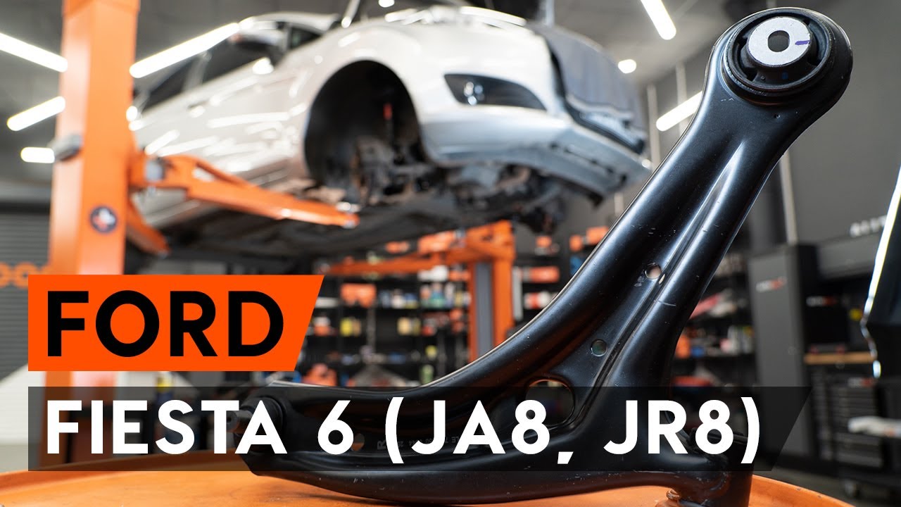 Hvordan bytte fremre bærebru / fremre bærearm der på FORD FIESTA JA8 [AUTODOC-VIDEOLEKSJONER]