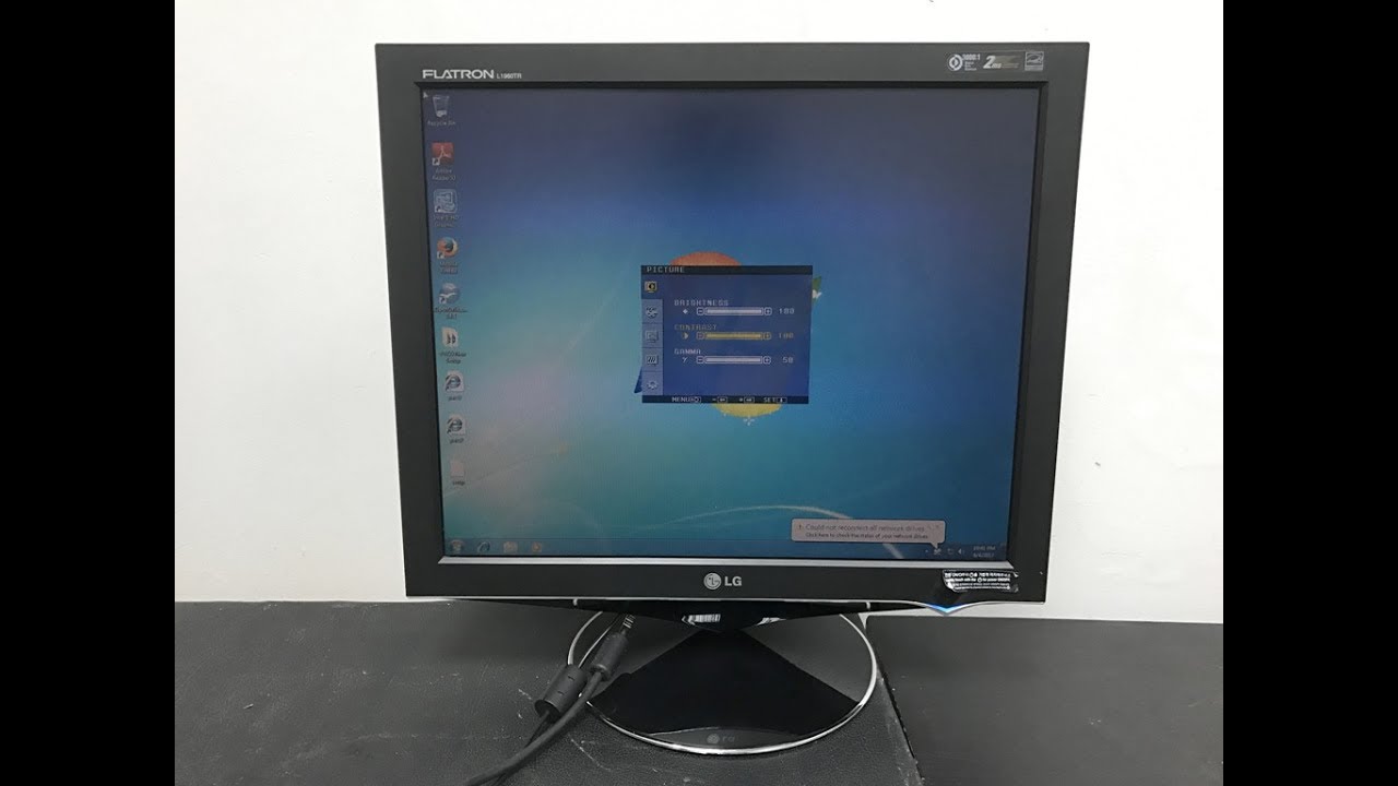 How to repair Dim Display LG Flatron L1960TR 19