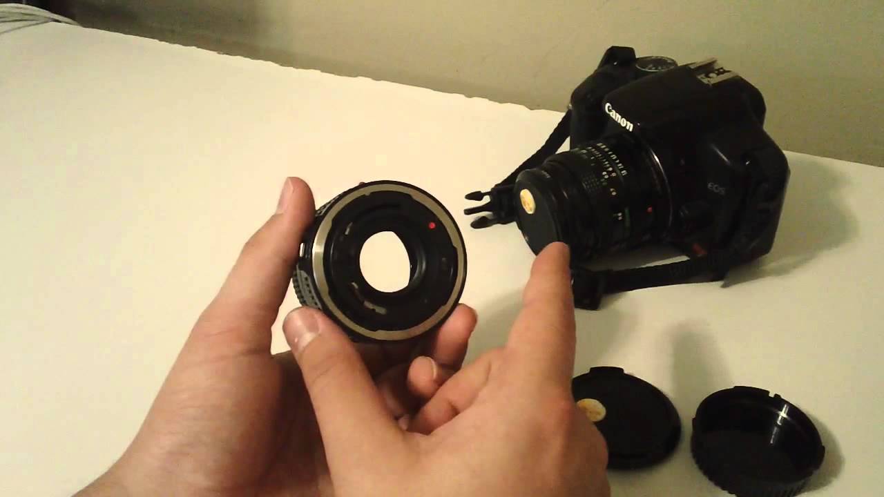 How to enable manual aperture adjustment on Canon FD Lenses