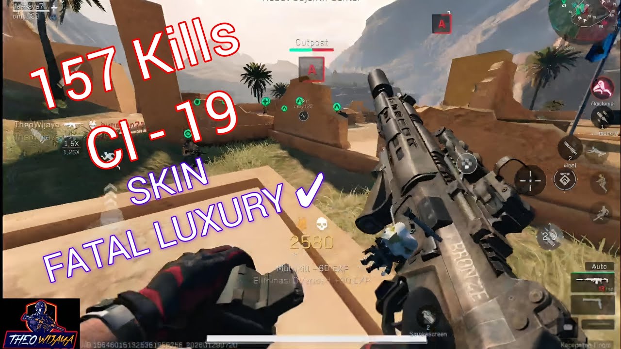157 Kills - CI-19 maen sama Bot 😂 Akhirnya Selesai juga misi skin Fatal Luxury. Garena Delta Force 