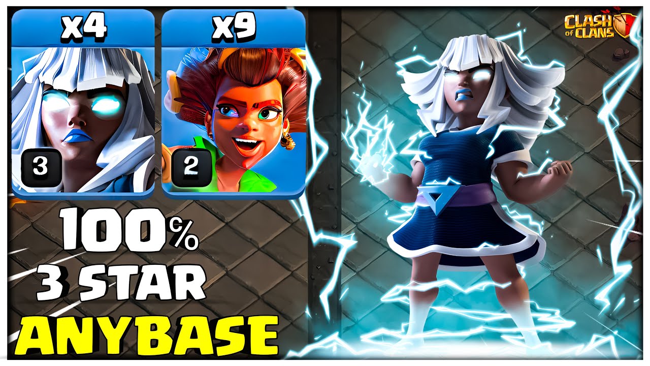100℅ 3 Star AnyBase | Th15 Root Rider Attack With Electro Titan | Th15 War Attack Strategy | COC
