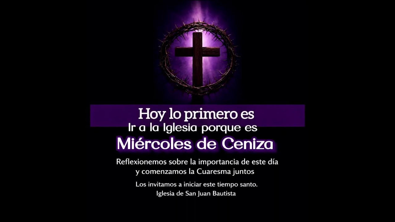 Celebración Eucarística 18 de Febrero del 2026 MIERCOLES DE CDENIZA