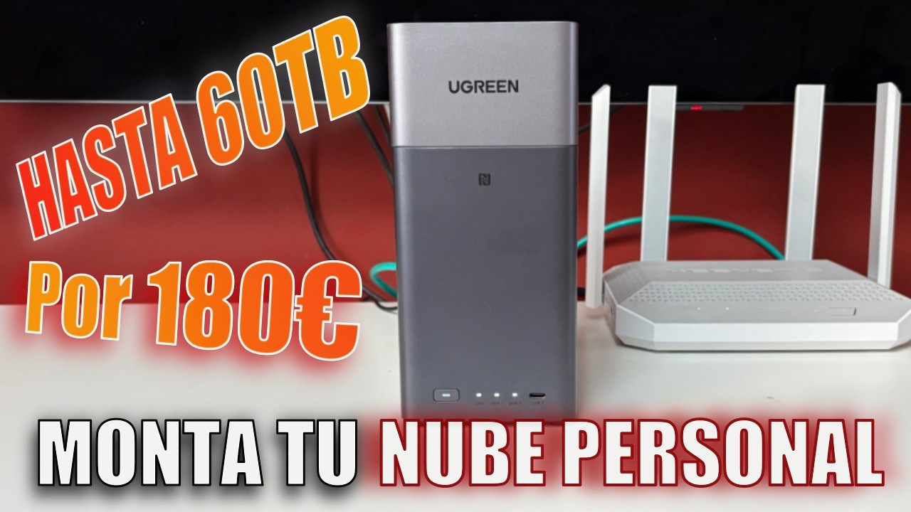 El NAS más fácil y ECONÓMICO para principiantes. Monta tu NUBE PERSONAL con el UGREEN NAS DH2300