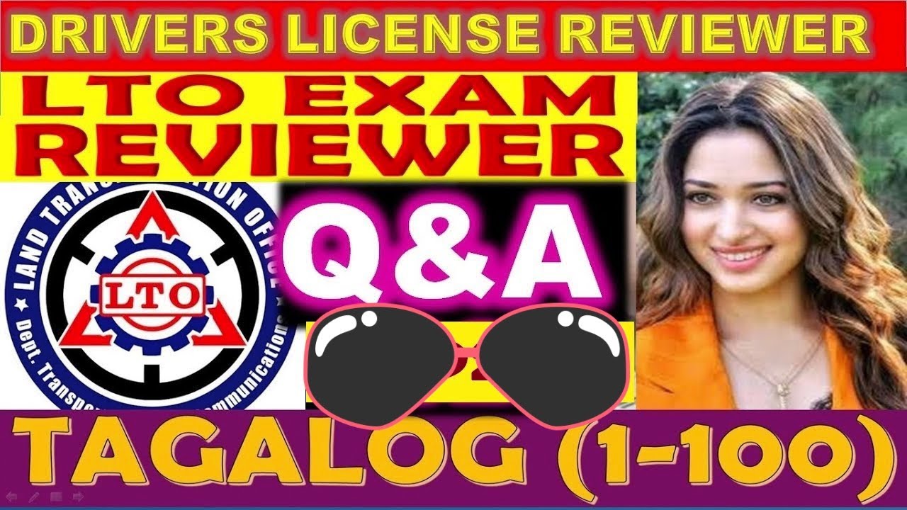 LTO EXAM REVIEWER 2023 TAGALOG