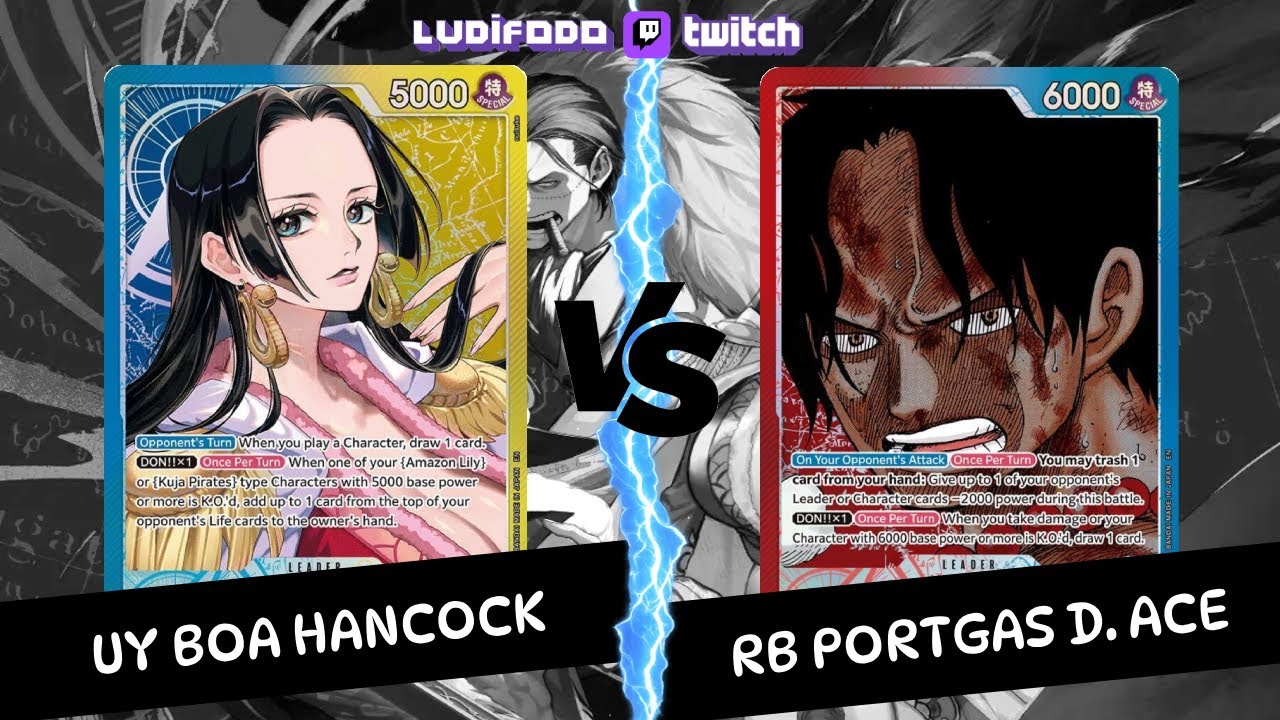 OP14-EB04 Ranked Sim: UY Boa Hancock VS RB Portgas D. Ace - One Piece TCG Card Game
