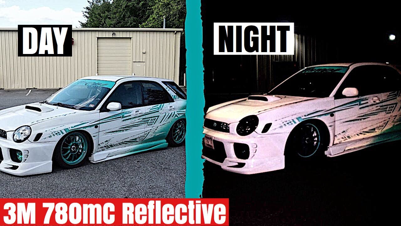 Illusions Wraps Vehicle Makeover Using 3M 780mC Reflective! (Day & Night Test)
