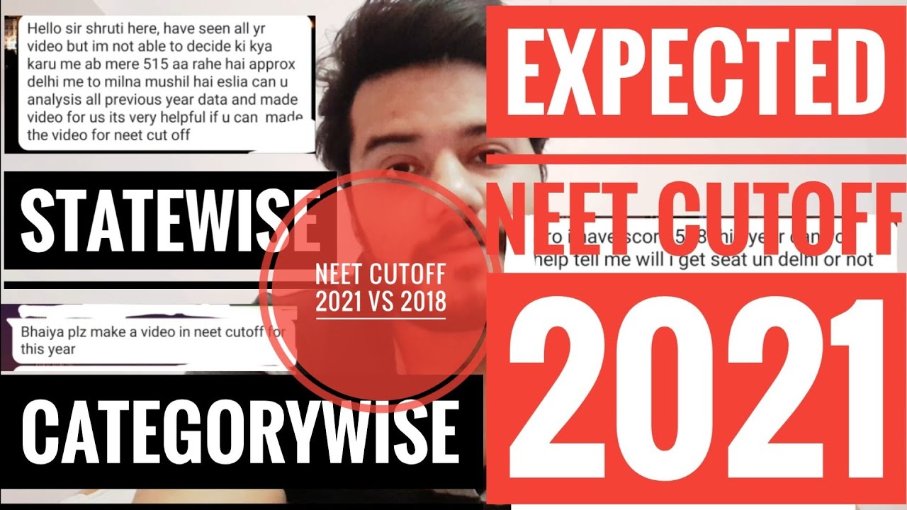 🔴expected cutoff  NEET 2021|statewise|all india quota| safest marks to get government medical clg