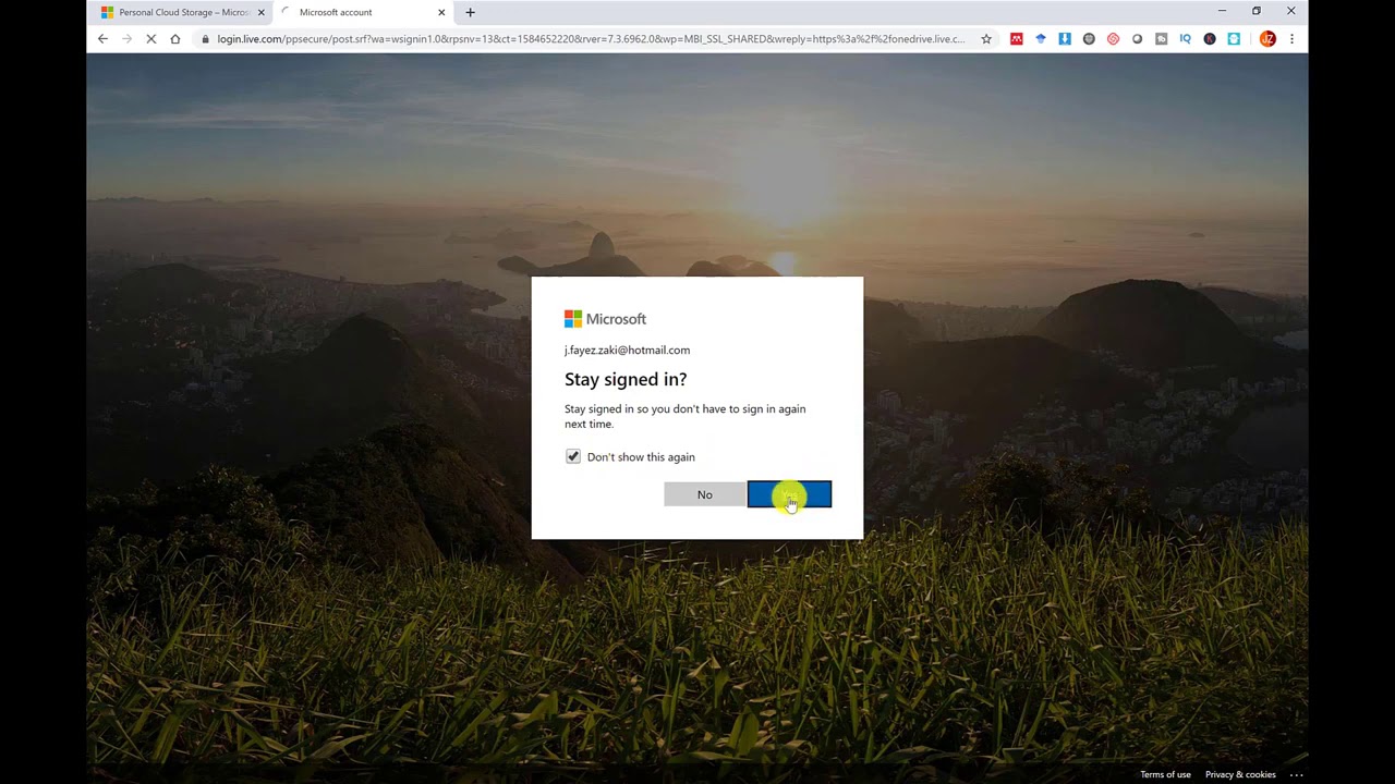 onedrive كيفية رفع الملفات الى