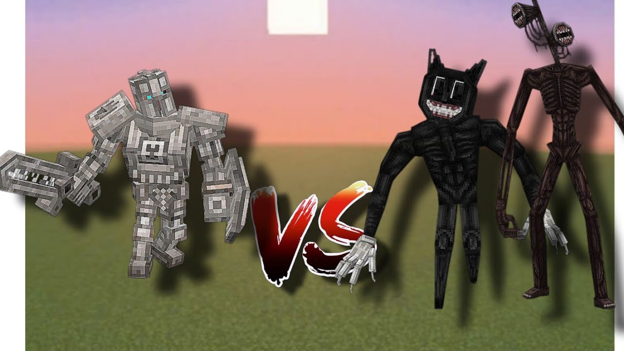 Aurelian Valorblade vs siren head And Cartoon Cat Minecraft bedrock