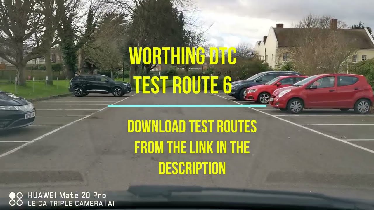 Worthing DTC Driving test route 6 #fun #automobile #driving #viralvideo #video
